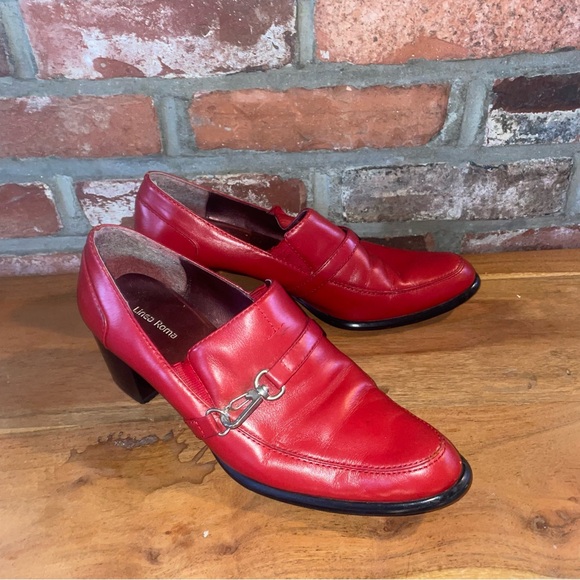 LINEA ROMA WOMENS LADIES SHOE "red" - Picture 11 of 11